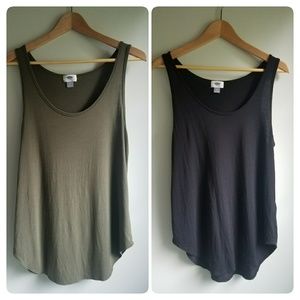 2 Old Navy Casual Tank Tops Size Large